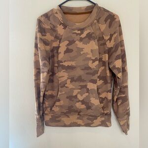 Lululemon Camo Pullover Sweater size 8